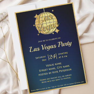 Las Vegas Junggesellenabschied Eventeinladung Einladung