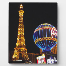 Las Vegas Las Vegas City Illuminated Night Casino Fotoplatte