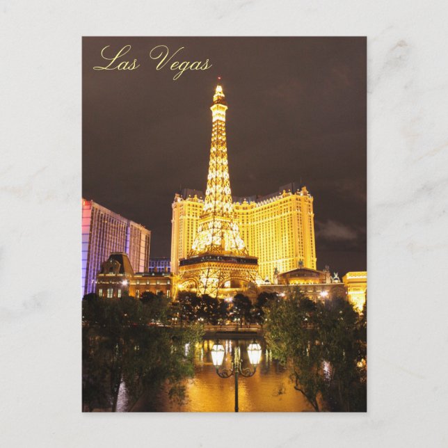 Las Vegas Lights Postkarte (Vorderseite)
