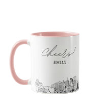 Las Vegas Mariage personnalisé café Mug