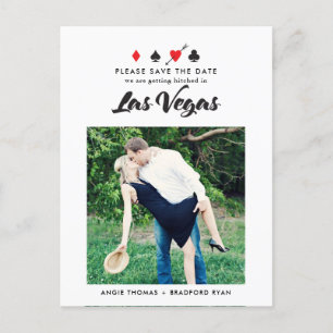 Las Vegas Mariage Photo Enregistrer la date Carte