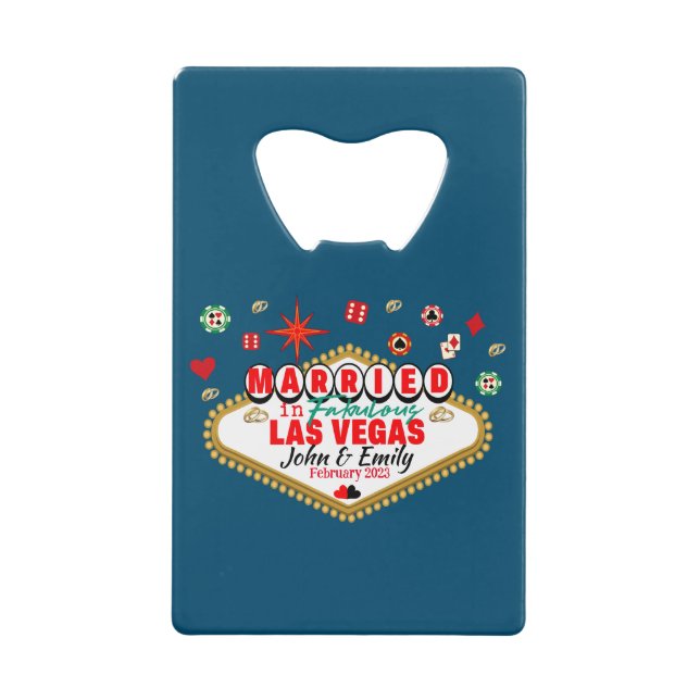 Las Vegas Marié Couple Correspondant Vacances Neva (Devant)
