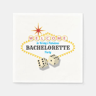 Las Vegas Marquee Junggeselinnen-Abschied Serviette