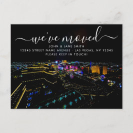 Las Vegas Moving Announction Postcard Ankündigungspostkarte
