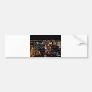 Las Vegas nachts Autoaufkleber