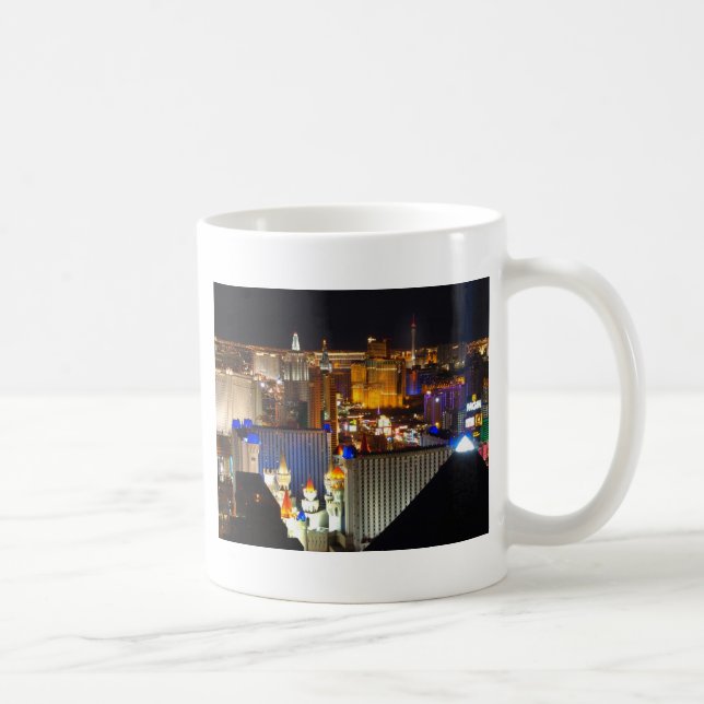 Las Vegas Nachtzeit Kaffeetasse (Rechts)