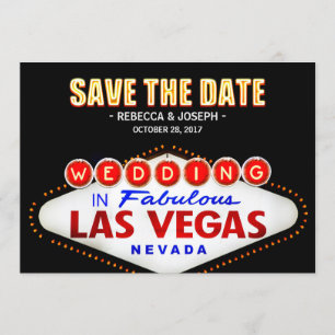 Las Vegas Neon Sign - Save the Date Hochzeit