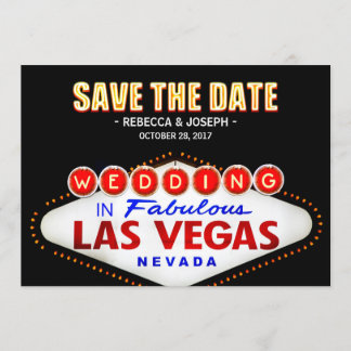 Las Vegas Neon Sign - Save the Date Hochzeit