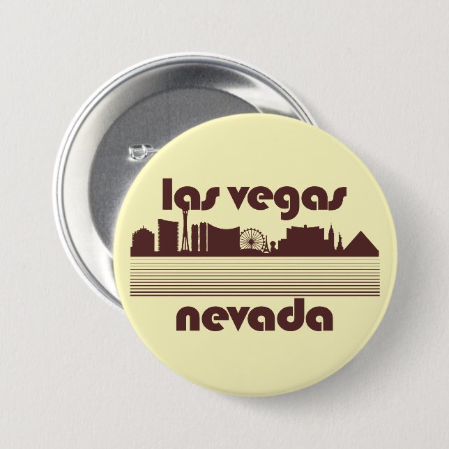 Las Vegas Nevada Button (Vorne & Hinten)