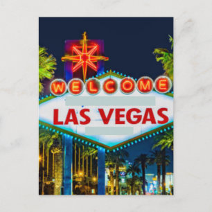 Las Vegas, Nevada Carte postale de l'horizon urb