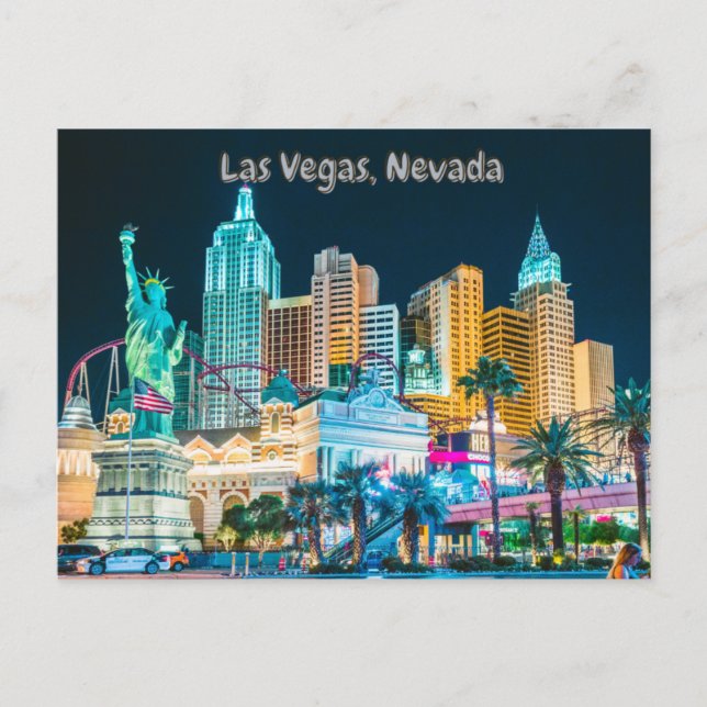 Las Vegas Nevada City Postcard Postkarte (Vorderseite)