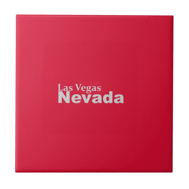 Las Vegas, Nevada Keramik Tile Fliese (Vorderseite)