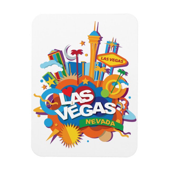Las Vegas Nevada Magnet (Vertikal)