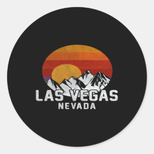 Las Vegas Nevada Runder Aufkleber