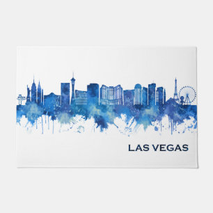 Las Vegas Nevada Skyline Blue Fußmatte