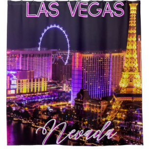Las Vegas Nevada Skyline Duschvorhang
