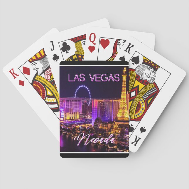 Las Vegas Nevada Skyline Spielkarten (Rückseite)