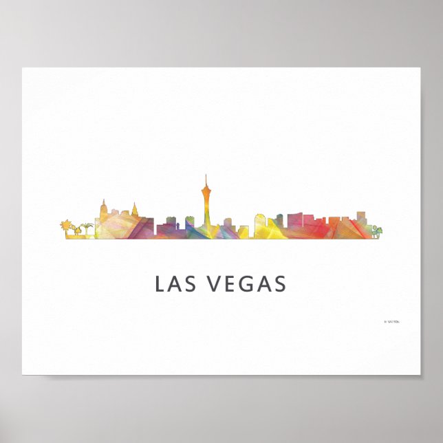 LAS VEGAS, NEVADA SKYLINE WB1 - POSTER (Vorne)