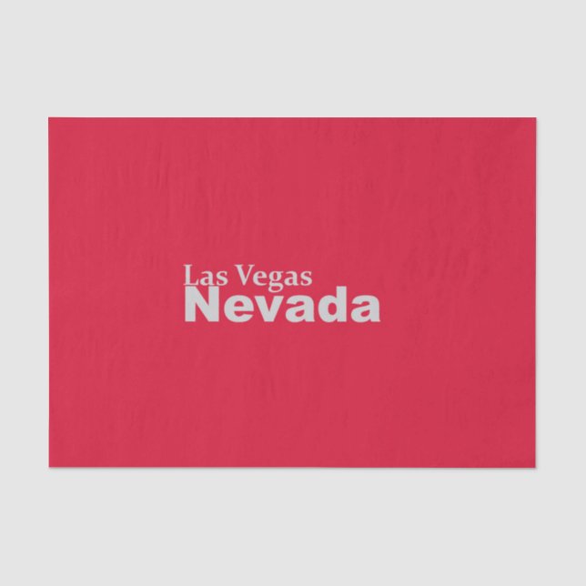Las Vegas, Nevada Tissue Paper Seidenpapier (Vorderseite)