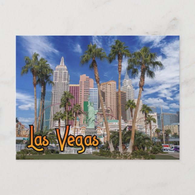 LAS VEGAS Nevada Travel Postkarte (Vorderseite)