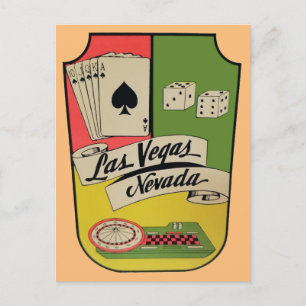 Las Vegas, Nevada Vintage Travel Postkarte