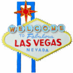 Las Vegas, Nevada, Willkommensschild Freistehende Fotoskulptur<br><div class="desc">Eine Spaßdekoration für Schreibtisch oder Bücherregale - der berühmte Las Vegas-Willkommensschild.</div>