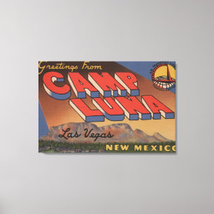 Las Vegas, New Mexiko - Lager Luna Leinwanddruck