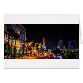 Las Vegas Night Lights Strip Eiffel Tower Casino