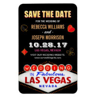 Las Vegas Night Neon Sign - Save the Date Hochzeit