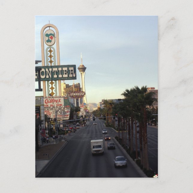 Las Vegas North Strip Street View Cartes postales (Devant)