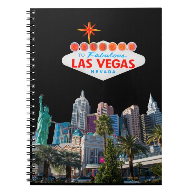 Las Vegas-Notebook Notizblock (Vorderseite)