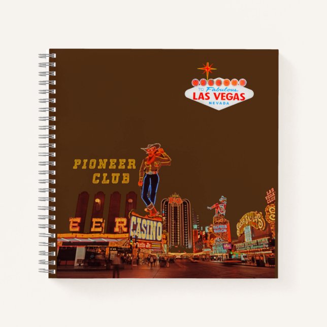 Las Vegas-Notebook Notizbuch (Vorderseite)
