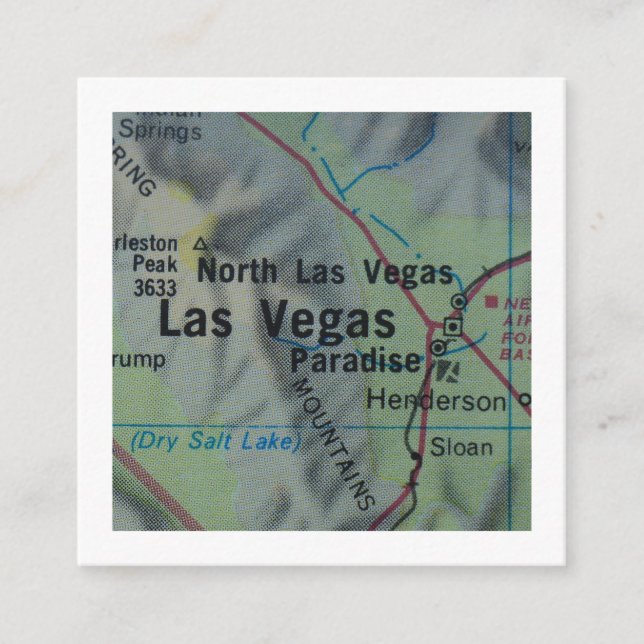 Las Vegas Nous avons déplacé une nouvelle carte d' (Devant)