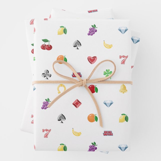 Las Vegas NV Luck Be a Lady Casino Geschenkpapier Set (Beispiel)