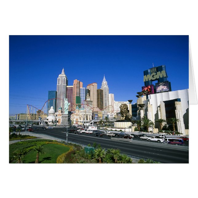 Las Vegas NY NY und MGM Hotels (Vorderseite (Horizontal))