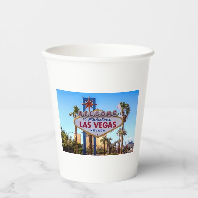 Las Vegas Pappbecher (Vorderseite)