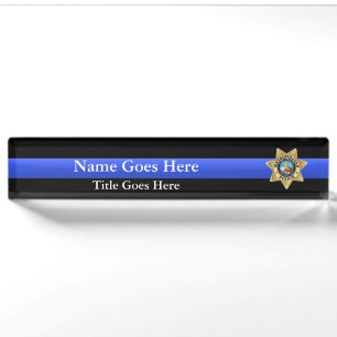 Las Vegas PD Abzeichen Schreibtisch Name Plakat Namensplakette