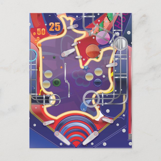 Las Vegas Pinball Machine Postkarte (Vorderseite)