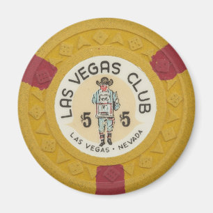Las Vegas Poker Chip Casino Glücksspiel Veraltet Magnet