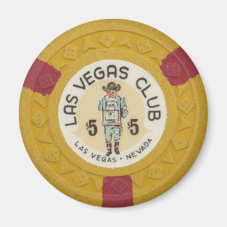 Las Vegas Poker Chip Casino Glücksspiel Veraltet Magnet