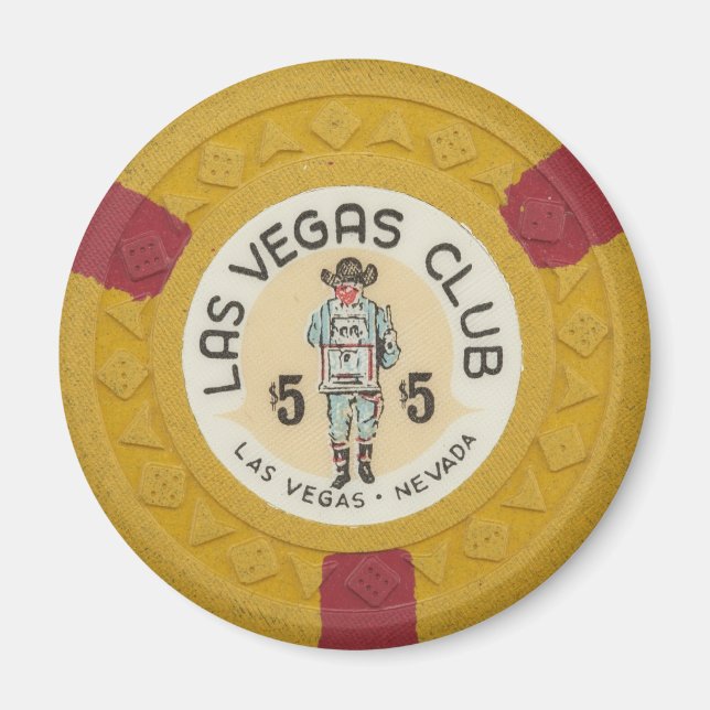 Las Vegas Poker Spielspazierweg Magnet (Vorne)