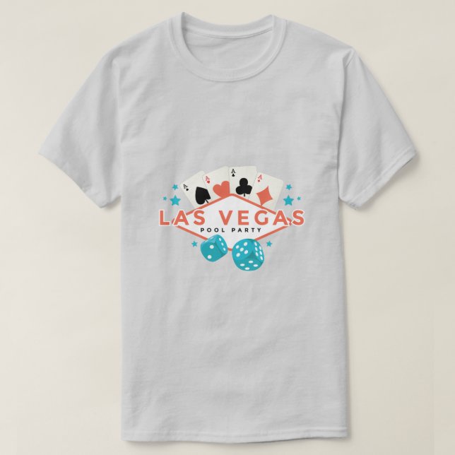 Las Vegas Pool Party T-Shirt (Design vorne)