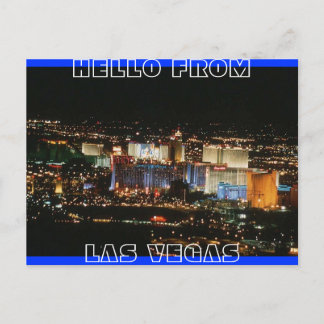 Las vegas post card postkarte