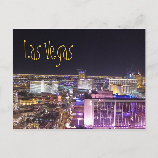 Las Vegas Postcard Postkarte (Vorderseite)