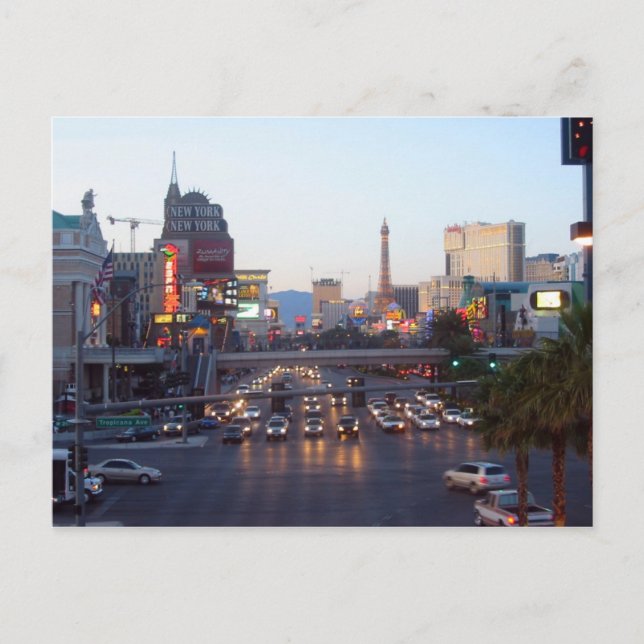 Las Vegas Postkarte (Vorderseite)