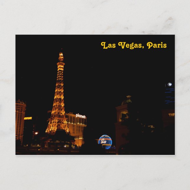Las Vegas Postkarte (Vorderseite)