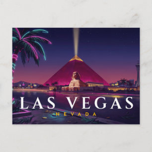 Las Vegas Postkarte Luxor Pyramide Strip Souveni
