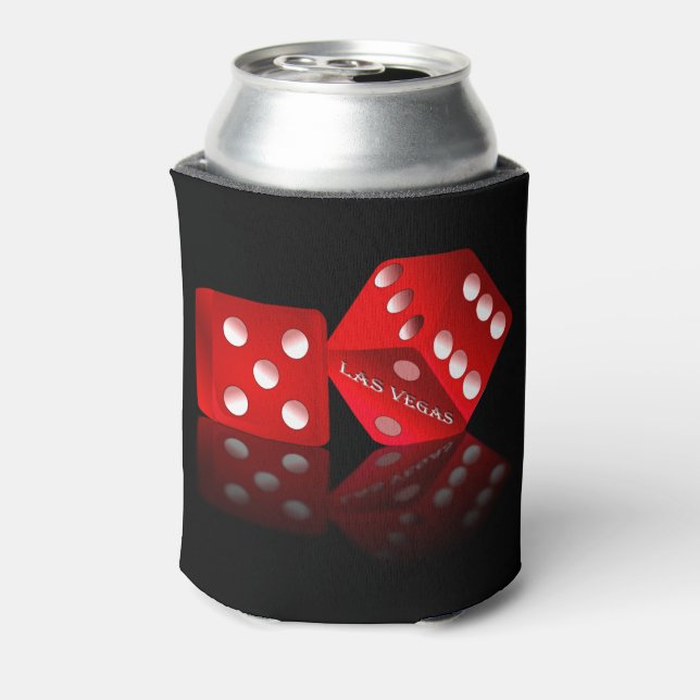 Las Vegas Red Dice Dosenkühler (Kanne Rückseite)