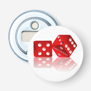 Las Vegas Red Dice Flaschenöffner