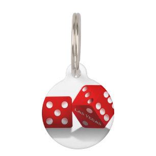 Las Vegas Red Dice Tiernamensmarke